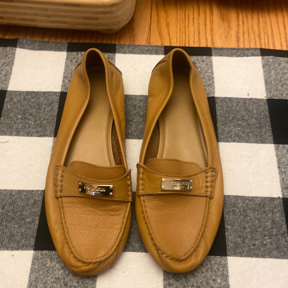 Gently used coach slip ons